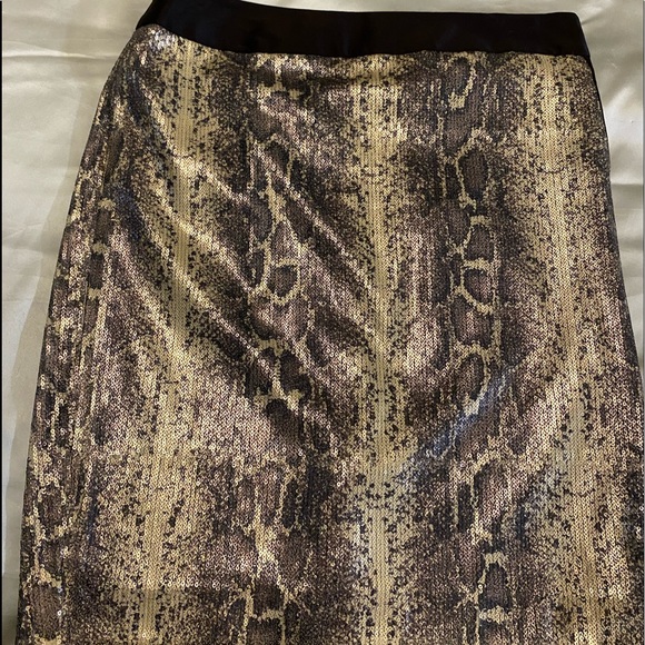 The Limited Sequins snake print pencil skirt - Picture 1 of 5